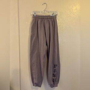 NWT Victoria's Secret PINK Ivy Fleece Campus Sweatpants sz XS